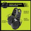 Peltor Sport Tactical 500 Bluetooth Hearing Protection Ear Muffs, 25 dB Noise Reduction Rating, Electronic Hearing Protection Headphones for Shooting, Hunting, Mowing, Construction, Concerts, & More