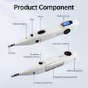 Electronic Acupuncture Pen Meridian Acupoints Finder Electric Acupressure Point Muscle Massage Pulse Therapy Tool for Pain Relief Rechargeable