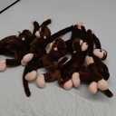 Hungdao 6 Packs Hanging Monkey Stuffed Animal Toy with Hook and Loop Fasteners Hands Stuffed Monkey Plush Toys for Kids (24 Inch)