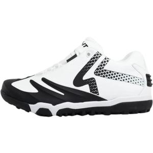 RIP-IT SwiftStep Ringor Pro Turf Softball Shoes (7.5, White/Black)