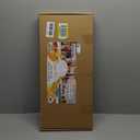 Acrylic Sticker Display Stand with Curved Pockets for Big 4'' Stickers- Brochure Holder with Customizable Space - On the Go Display Stands for Vendor Events - Ideal for Small Business Vendors (Large)