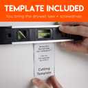 ECHOGEAR Wall Brush Plate 2 Pack for Hiding Up to 8 Low Voltage Cables - Sturdy Brushes with Cable Catching Design - Ideal Cable Pass Through for Wall Mounted TVs