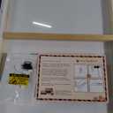 3 Piece Geometry Wall Art Circle and Rectangle Painting Funky Artwork Abstract Black White Picture Gallery Wrapped Home Office Decor  (12.00" x 16.00" x 3PCS)