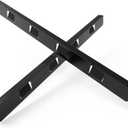 Stove Gap Covers 316 Stainless Steel Stove Gap Filler Oven Side Gap Filler Between Stove and Counter Slide In Range Trim Kit for Kitchen 2 Pack (23.2 Matte Black)