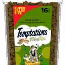 Temptations Cat Treats, Classic Crunchy and Soft Cat Treats, Catnip Fever Flavor, Catnip Treats, 16 oz. Tub (1 Pound (Pack of 1))