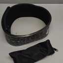 Arsa Fitness Weightlifting Adjustable Lever Belt for Men & Women Real Cow Hide Leather for Powerlifting Back Support Workout Deadlifts Squats 10MM Thickness 4" Width (MEDIUM)