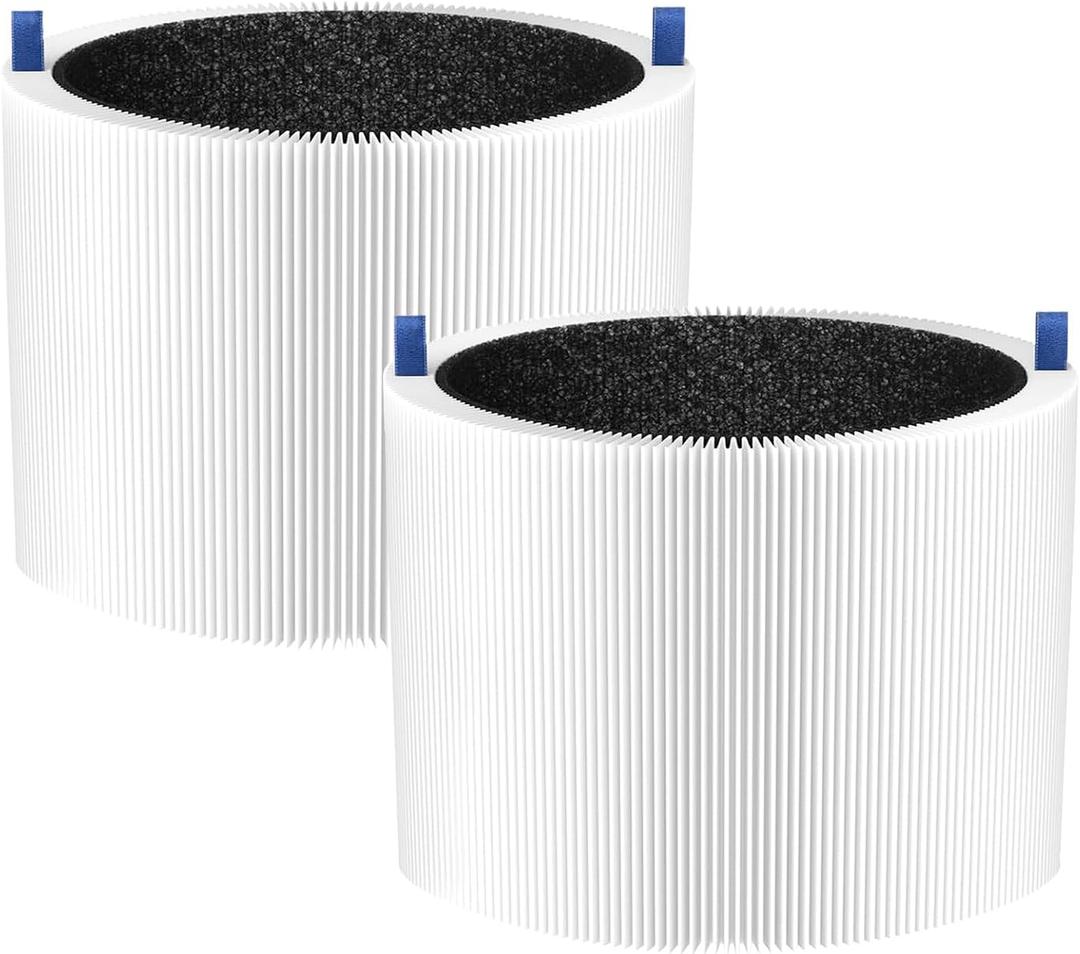 Leadaybetter 2 Pack 211i Max Replacement Filter for Blueair Blue Pure 211i Max Air Purifiers, True HEP-A Air Filter for Blue Pure 211i Max, Compare to part #F2MAX