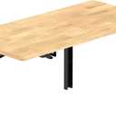 TORACK Heavy Duty Wall Mounted Folding Workbench, Space-Saving Collapsible Wall Table/Desk for Garage Workshop, Holds Up to 550 lbs(Board Size: 32 x 18 in)