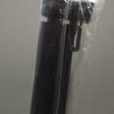 Reinforced 42" Tall Retractable Dog Gate, 155" Extra Long Retractable Baby Gate with Support Rods - Prevent Crawling Under, Indoor/Outdoor Retractable Gate Extra Tall Baby Gate Retractable Fence/Black