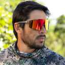 KastKing Etowah Polarized Sports Fishing Sunglasses, With PuriVex Protective Lens Coating, Rimless Wrap Design, Men Women