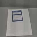 8.5" x 11" Blank White Perforated Cardstock Paper - 2 Per Sheet Breaks to 5.5" x 8.5" - Inkjet/Laser Printable - for Postcards, Flash Cards, Index Cards - 100 Sheets / 200 Cards