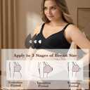 Nursing Bras for Breastfeeding Seamless Maternity Bra Wireless Pregnancy Sleep Bralette Natural Shape Support (Black, XL)