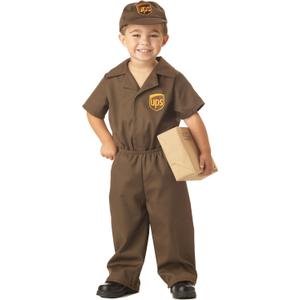 California Costumes Little Boys' UPS Guy Costume Small (2-3) (Brown)
