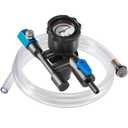 sevencow 75260 Coolant Refiller Kit Fits All Cone Adapter Coolant Fill Kit with Air Lock Preventer for Vacuum Leak Tester