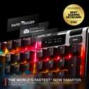 SteelSeries Apex Pro Gen 3 - Hypermagnetic Gaming Keyboard - OmniPoint 3.0 - Adjustable Activation - Rapid Trigger - Protection Mode - Rapid Tap/SOCD - OLED - RGB - PBT Keycaps - US Layout QWERTY