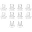 TOVVILD 10 Pack S9 Pro / S12 Pro / S9 / S12 Duckbill Valve, Compatible with Momcozy/TSRETE/NaNaLazy/bluefair Breastpump, for Zomee/Legendairy Collection Cups