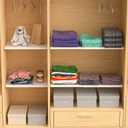 Adjustable Closet Storage Shelves, Heavy Duty Expandable Wardrobe Shelves Organizer System for Closet Cabinet Wardrobe Cupboard Bedroom Garage 2 Pack (L:16.9'' to 31.5"; W:11.8'')