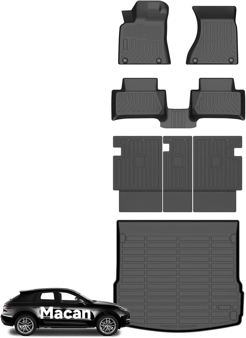 Floor Mats for 2014-2026 Porsche Macan 2023 2024 2025 (Not for EV)