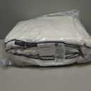 Feather Down Fiber Comforter Queen Size,Premium Ultra-Soft Breathable Comforter High Fill Power White Duvet Insert,All Season Hotel Luxury Bedding Comforters 8 Corner & Center Loops,Baffle Box Design (White 2.0/Light Warmth)