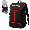 Tennis Bag, Tennis Backpack for Women and Men, Hold 2 Tennis Racket, Pickleball Paddles, Lightweight Oxford Tennis Racket Bag with Ventilated Shoe Compartment