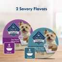 Blue Buffalo Delights Small Breed Natural Wet Dog Food Variety Pack, Top Sirloin Pat and Grilled Chicken Pat, 3.5-oz Cups, 12 Count (EXP 03/08/28)