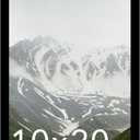 10x20 Picture Frame Black for Wall Mounting, Horizontal and Vertical Formats for Wall Hanging, Wood 10x20 Frame, Black, 1 Pack