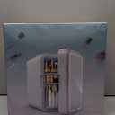 Mini Fridge for Bedroom, 6L Skincare Fridge with Dimmable LED Light Mirror for Dorm & Office, Portable Cooler & Warmer Small Compact Refrigerator for Skincare, Makeup and Cosmetics, White