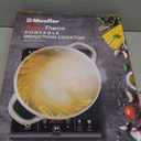 Mueller RapidTherm Portable Induction Cooktop, 1800W Hot Plate Electric Stove Top Burner. 8 Temp Levels, Auto-Off & Pot Detection, LED Display, Child Lock, 4 Programs, Burners for Cooking