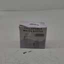 Collapsible Water Bottles Travel water bottle Sports Portable Sport Water Bottle Reusable Water Bottles comes with mountaineering Buckle 500ml silicone Water-proof camping water bottle (Purple+Grey)