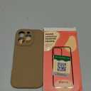 Vooii Compatible with iPhone 16 Pro Case, Liquid Silicone Upgrade [Camera Protection] [Soft Anti-Scratch Microfiber Lining] Shockproof Phone Case for iPhone 16 Pro 6.3 inch - Light Brown