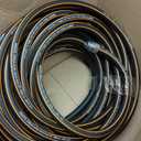 Giraffe Tools Garden Hose 5/8", Custom Length, Heavy Duty, No Kink, Flexible, Rubber Garden Hose, Leakproof Water Hose, 600 Burst PSI, 75ft Male to Female Hose