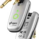 Sondery Wireless Transmitter and Receiver System for Guitar Bass Keyboard Drums Multiple Instruments 7 Channels Rechargeable Long Battery Life