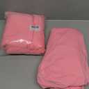 Eurmax USA Rectangular Fitted Spandex Table Covers 4ft Tablecloth Wedding Event Patio Table Decorations Stretch Table Cover for 4ft Folding Table (Hot Pink,2 Pack)