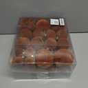 53 Pcs Velvet Christmas Ornaments Set, Brown Flocked Christmas Balls with Christmas Bells Decor and Paper Ornaments, Shatterproof Hanging Xmas Tree Decorations Set for Holiday & Home Decor