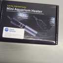 Hygger Small Aquarium Betta Heater, Submersible Fish Tank Heater 10W/25W/50W/100W with LED Digital Display, Suitable for Marine Saltwater and Freshwater up to 5/10/16/26 Gallon