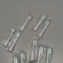 Replacement Toothbrush Heads Compatible with AquaSonic Black Series Vibe Series Electric Toothbrush, Curved Shape Design Planted with Nylon Bristle (White)