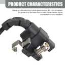 2 x ABS Wheel Speed Sensor, Anti-Lock Brake Speed Sensors Replacement, #4545L0 454508 9665386880 Rear Left and Right Anti-Lock Sensor,Compatible with Peugeot 307 308 408 (Black)