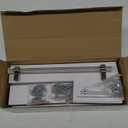 7-1/2 Inch Crystal Glass Drawer Pulls, Chrome Cabinet Pulls Clear Cabinet Handles (192mm, 5 Pack)