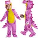 Spooktacular Creations Halloween Dinosaur Costume Kids, T-Rex Costume Outfit with Egg for Toddler Child Dress Up Party (1824 (18-24 MOS))