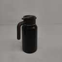 Thermal Coffee Carafe 70 oz - 36 Hour Hot Stainless Steel Carafes for Hot Liquids-Insulated Coffee Carafes For Keeping Hot/Cold Coffee, Tea, Water, Drink Dispenser for Parties(Black) (71 Ounces)