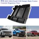 2024 2023 F250 Center Console Organizer Compatible with 2023 2024 Ford F250 F350 F450 Super Duty 2023 f250 Accessories Console Tray Storage Box