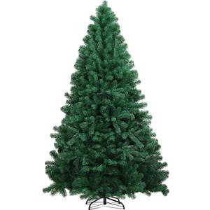 SINT 6-Foot Pre-Lit Artificial Christmas Tree | Warm White LED Lights | Full & Realistic Pine Design | Easy Assembly | Sturdy Metal Stand | Perfect Holiday Decoration for Home & Family Gatherings