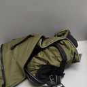 Dog Winter Coat with Harness Built-in | Waterproof Dog Jacket with Zipper & Fleece Lining | Reflective Cold Weather Coat for Small Medium Large Dogs (Army Green)