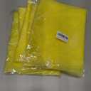 5 PCS MoDooris Gold Organza Fabric 58" Wide Bridal Solid Sheer Organza Crystal Shiny Organza Tulle Silky Fabric for Bridal Dress, Wedding Decorations, Backdrop Arch, DIY Crafts, Sewing(1 Yard)