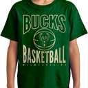 Junk Food NBA Team Basketball - Officially Licensed Kids Short Sleeve Fan T-Shirt for Boys & Girls (X-Large)