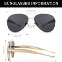 Oversized Gold Aviator Sunglasses for Women Men Retro 70s Metal Big Aviators Sun Glasses Womens Trendy CS002 (Gold Frame/Black Lens)