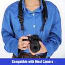 2 x DIVINA VITAE 5Pcs Adjustable Shoulder Strap Replacement Nylon Neck Lanyard Camera Neck Strap for Camera Crossbody Bag Binocular Tablet, Length Adjustable Between 25-59in