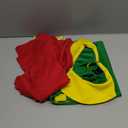 Women's Halloween Costumes Adult 2 Piece Set Chinlindina Outfits Green Sleeveless Dress with Red Cardigan XS