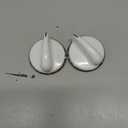 BlueStars Unbreakable WE01X20378 Control Knob with Metal Ring - Compatible with G.E Dryers and Washers - Replaces WE01X20432 WH01X10307 WH01X10460 - Pack of 2