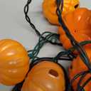 Halloween String Lights, 8.5Ft LED Pumpkin Lights String Lights Plug in, 10 Pumpkin String Light Connectable Indoor/Outdoor Halloween Decorations